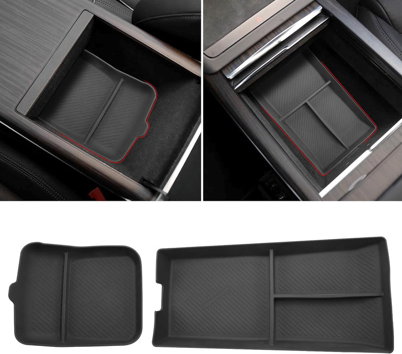 For Tesla Model S Model X Center Console Organizer