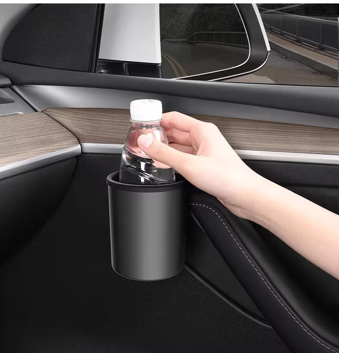 Thetapai Car Door Cup Holder Silicone for Tesla Model 3 Model Y