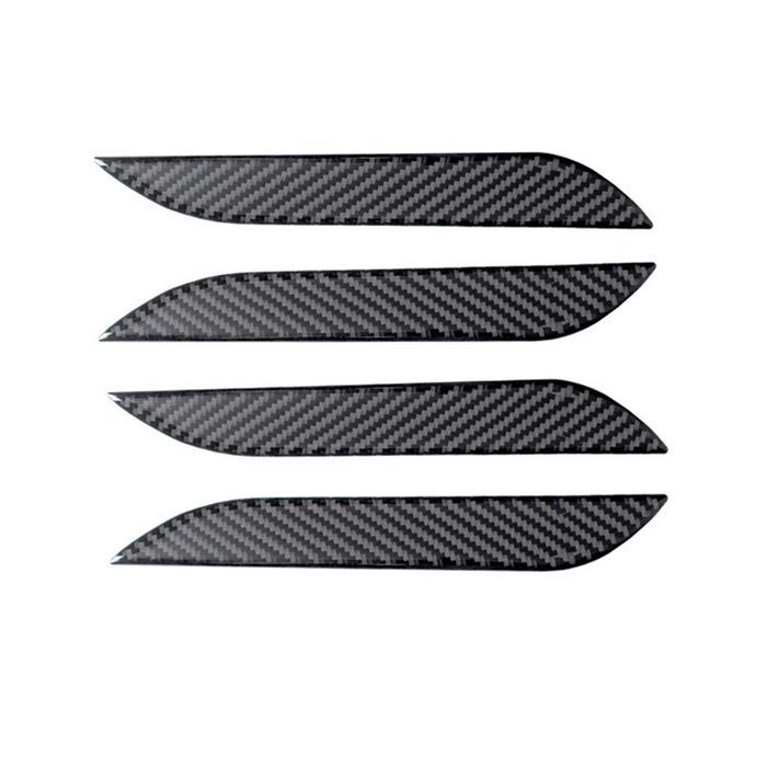 For Tesla Model S 4PCS Door Handle Cover Sticker Decal Carbon Fiber