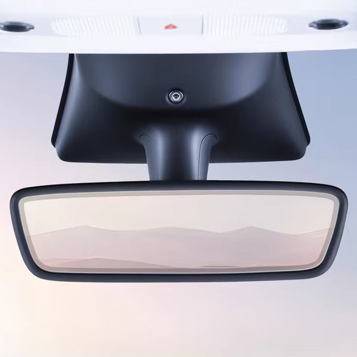 Thetapai Interior Rearview Mirror Cover Black for Tesla Model 3 Y