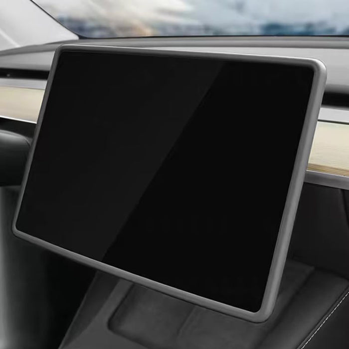 Thetapai Screen Frame Protective Cover Gray for Tesla Model 3 Model Y