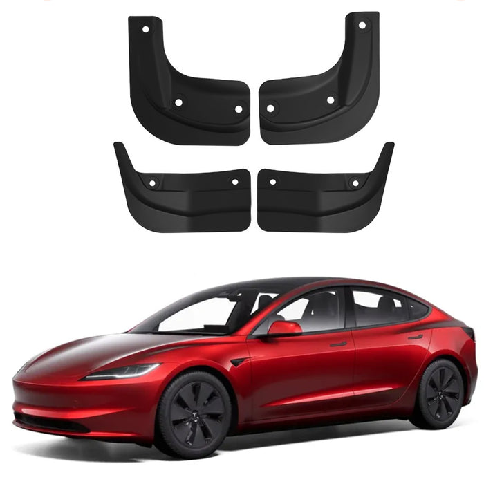 For Tesla Model 3 Highland Mud Flaps Splash Guard Fender 2024 4PCS