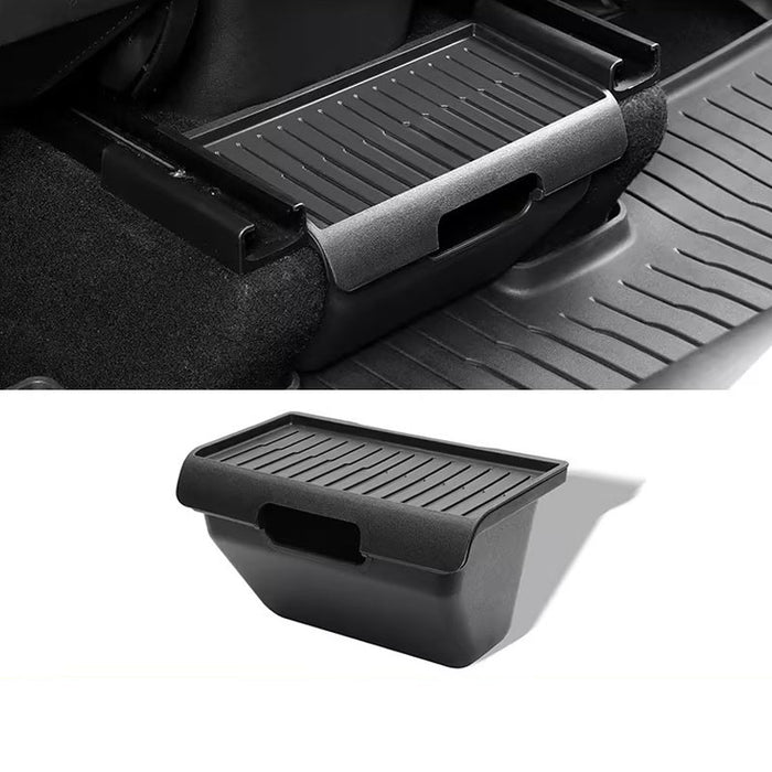 Thetapai Rear Seat Storage Box Trash Bin for Tesla Model 3