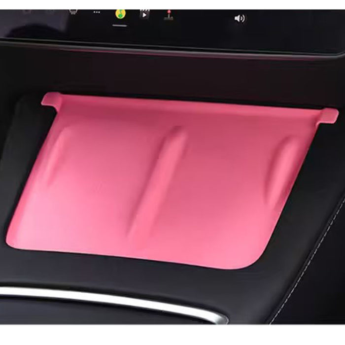 Thetapai Wireless Charging Mat Dark Pink for Tesla Model 3 Model Y