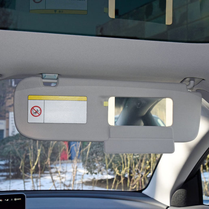 For Tesla Model 3 Model Y 2021-2022 Sun Visor Right Passenger Side RH 1490406-01-B Grey