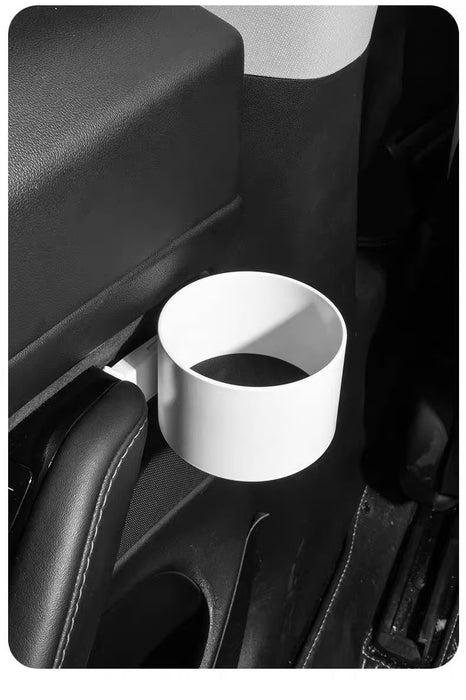 Thetapai Car Door Cup Holder White for Tesla Model 3 Model Y