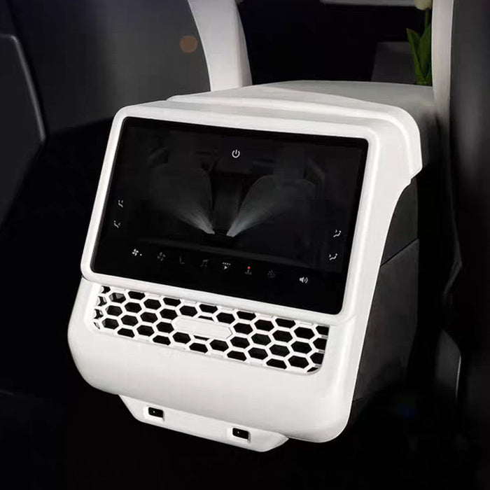 Thetapai Console Cover Rear Vent Cover White for Tesla Model 3 2024