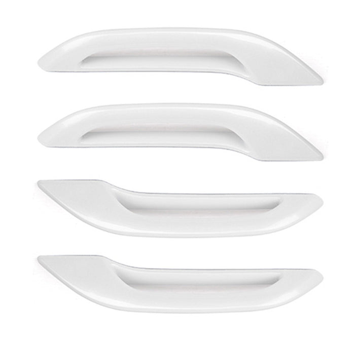 For 4PCS Tesla Model 3 Model Y Out Door Handle Trim Cover White 2017-2022