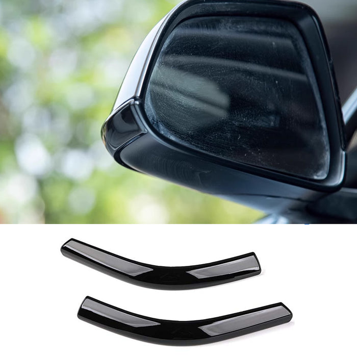 For 2PCS Tesla Model 3 Side Mirror Trim Strip 2017-2024 Black