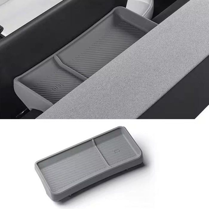 Thetapai Screen Rear ETC Storage Box Gray for Tesla Model 3 2024