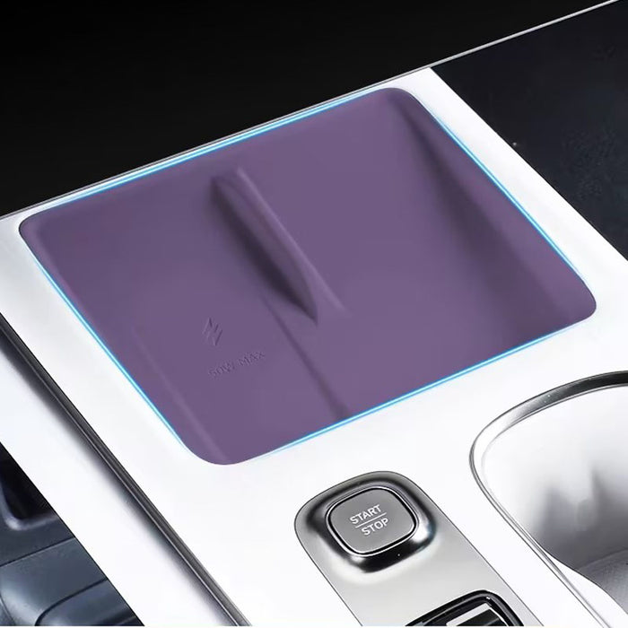 Thetapai Wireless Charging Mat Purple for Tesla Model 3 Model Y