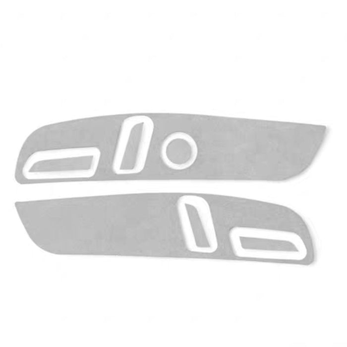 Tapai Sticker Thetapai Seat Adjustment Button Stickers Gray for Tesla Model 3 Model