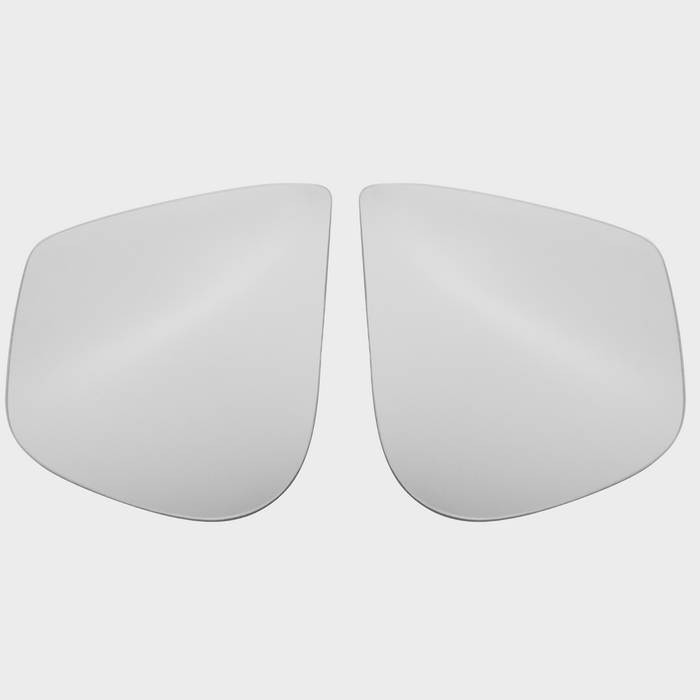 For Tesla Model 3 Side Rearview Mirror Glass Lens White 1 Pair