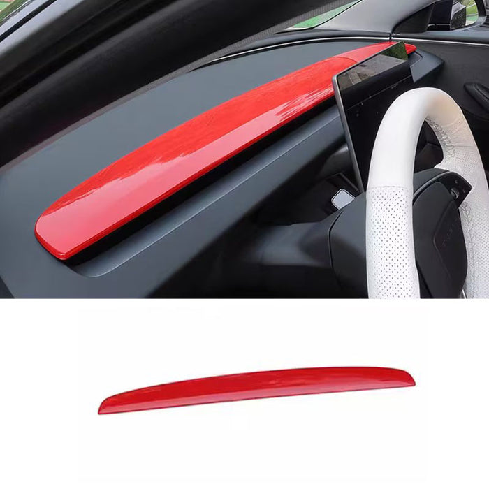 Thetapai Dashboard Panel Cover Red for Tesla Model 3 Highland