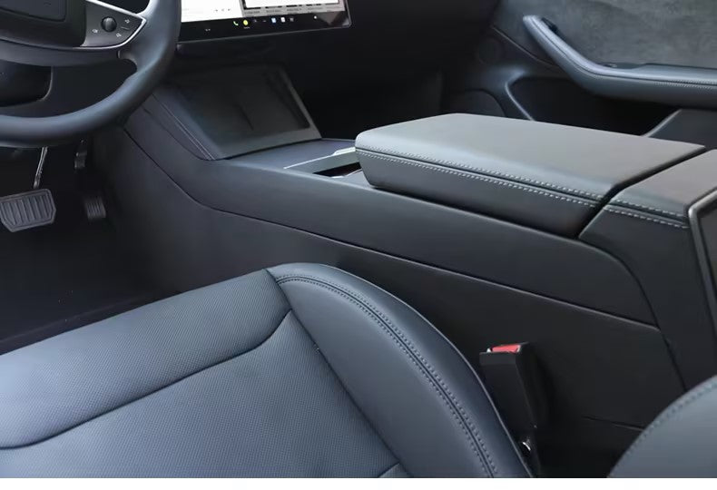 Thetapai Center Console Side Anti-Kick Mats for Tesla Model 3 2024