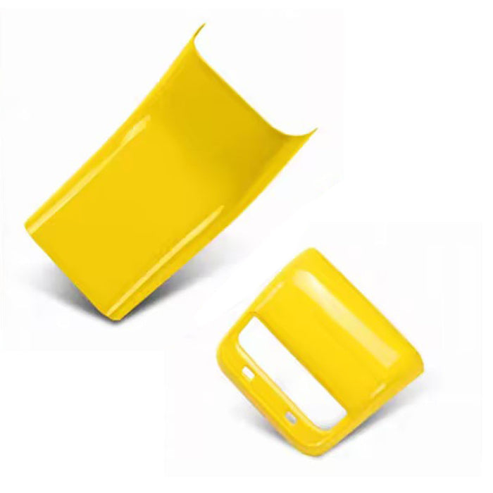 Thetapai Rear AC Vent Protective Covers Yellow for Tesla Model 3 Y