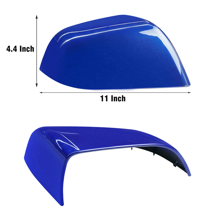 For Tesla Model 3 Mirror Cover Caps Blue 2017 2018 2019 2020 2021 2022 2023 2024 Right Passenger