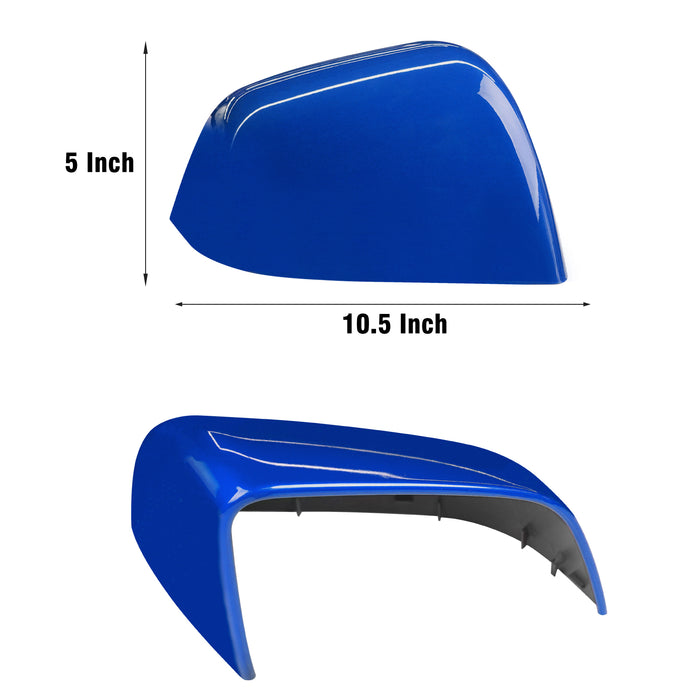 For Tesla Model Y Mirror Cover Caps Blue 2020 2021 2022 2023 2024 Right Passenger Side