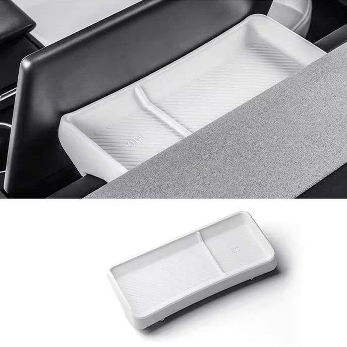 Thetapai Screen Rear ETC Storage Box White for Tesla Model 3 2024