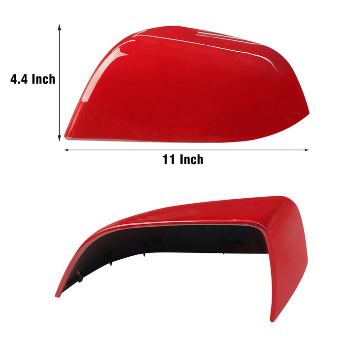 For Tesla Model 3 Mirror Cover Caps Red 2017 2018 2019 2020 2021 2022 2023 2024 Left Driver Side