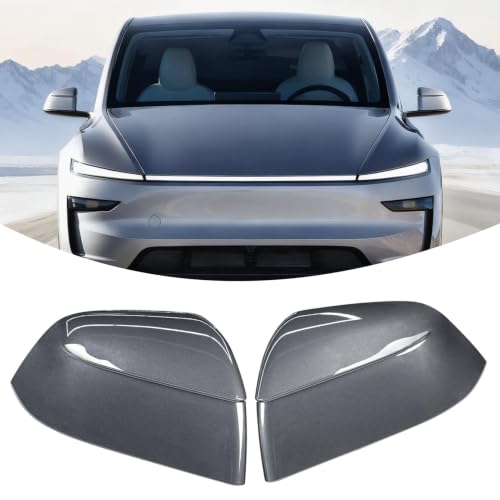 Thetapai Model Y Juniper Mirror Cover Left Stealth Gray