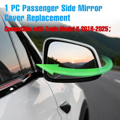 Thetapai Model X Mirror Cover Front Right Pearly White