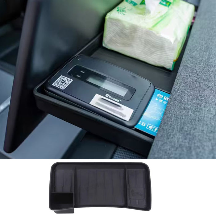 Thetapai Screen Compartment Storage Box Black for Tesla Model 3 2024