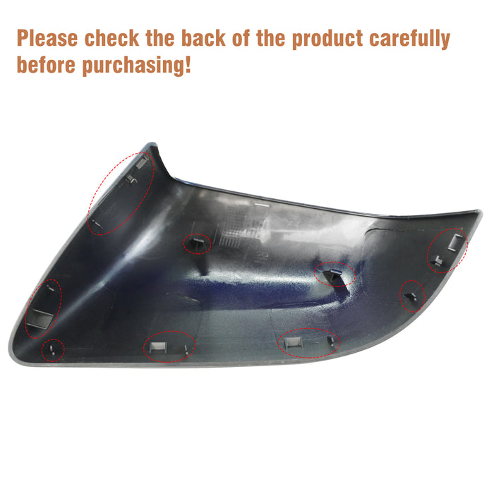 For Tesla Model Y Mirror Cover Caps Blue 2020 2021 2022 2023 2024 Right Passenger Side