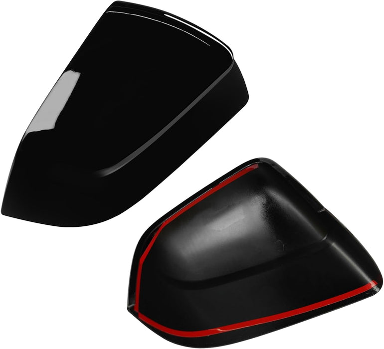 Thetapai Mirror Guard Covers Glossy Black For Tesla Model Y Juniper