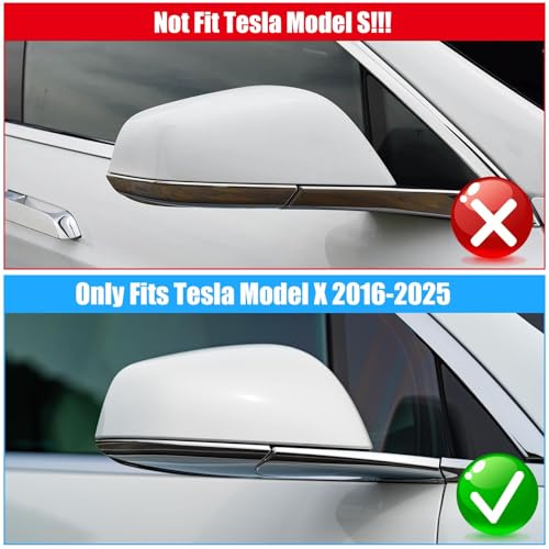 Thetapai Model X Mirror Cover Front Right Pearly White