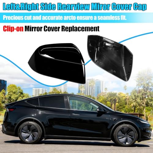 Thetapai Model Y Juniper Mirror Cover Left Solid Black