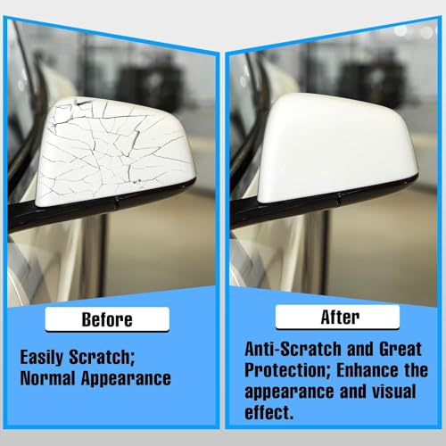 Thetapai Model X Mirror Cover Front Left Pearly White