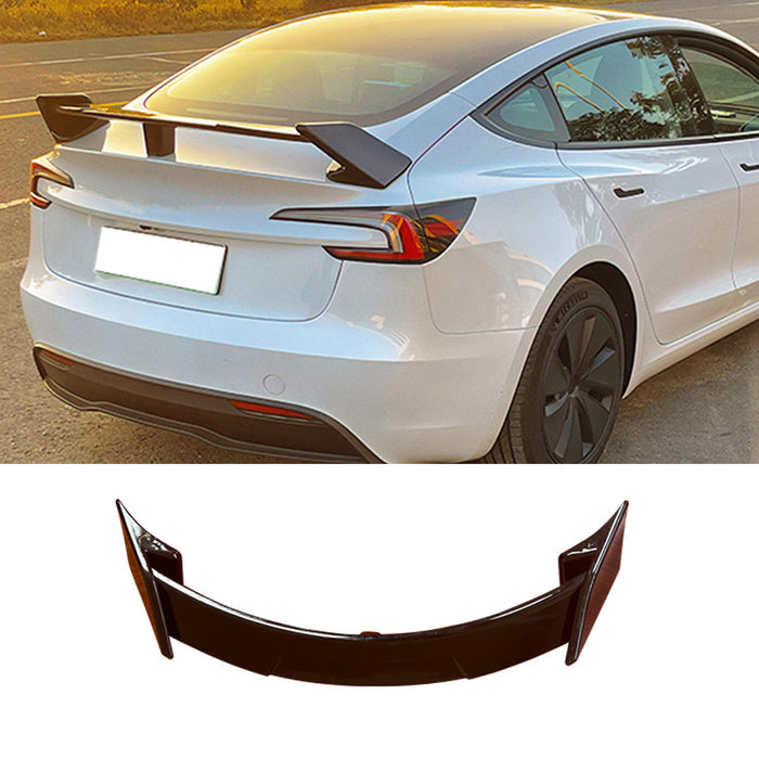 For Tesla Model 3 Rear Wing Trunk Lip Spoiler 2017-2023 Glossy Black