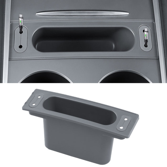 For Tesla Model 3 Model Y Accessories Center Console Phone Storage Slot Box