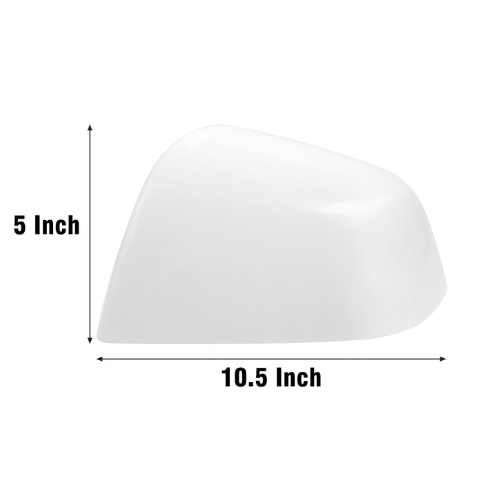 For Tesla Model Y Mirror Cover Caps White 2020 2021 2022 2023 2024 Left Driver Side