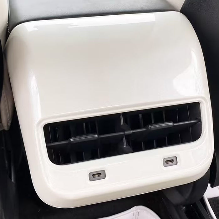 Thetapai Rear AC Vent Protective Cover White for Tesla Model 3 Model Y