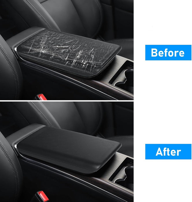 Thetapai Center Console Cover TPE for Tesla Model S Model X