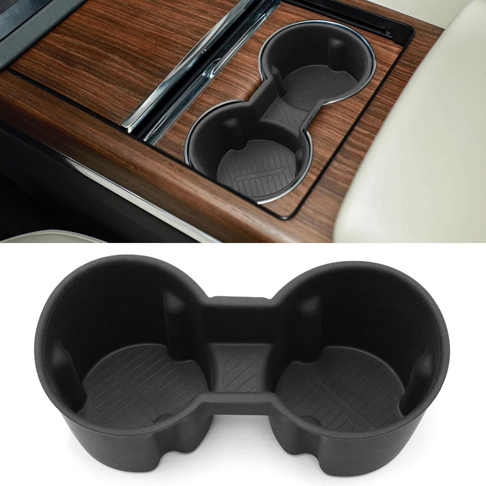 Thetapai Center Console Cup Holder Insert for Tesla Model S Model X