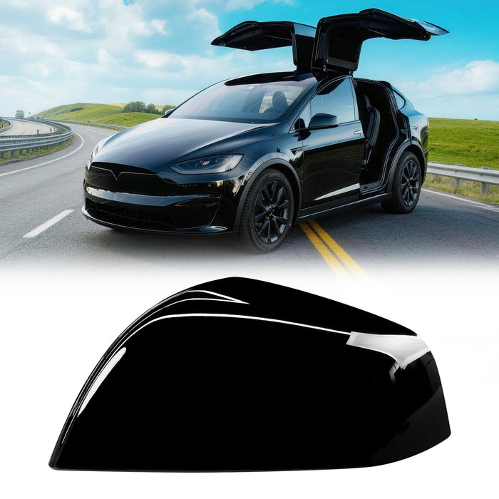 Thetapai Model X Mirror Cover Front Left Gloss Black
