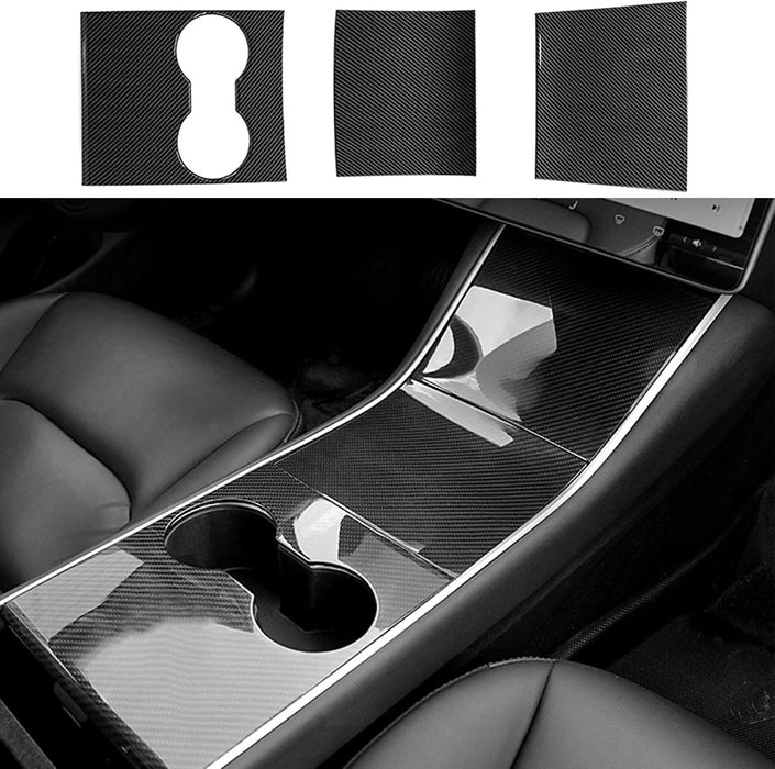 Thetapai Center Console Protector Cover Stickers for Tesla Model 3 Y