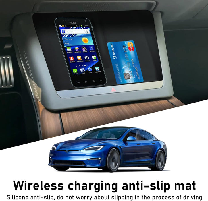 Thetapai Wireless Charging Mat for Tesla Model S Model X