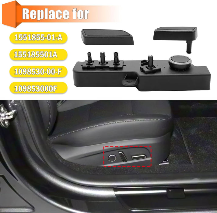 Thetapai Tesla Power Seat Control Switch Model 3 2021-2024 Right Side
