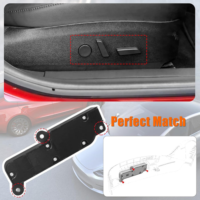 Thetapai Tesla Power Seat Control Switch Model 3 2017-2020 Right Side
