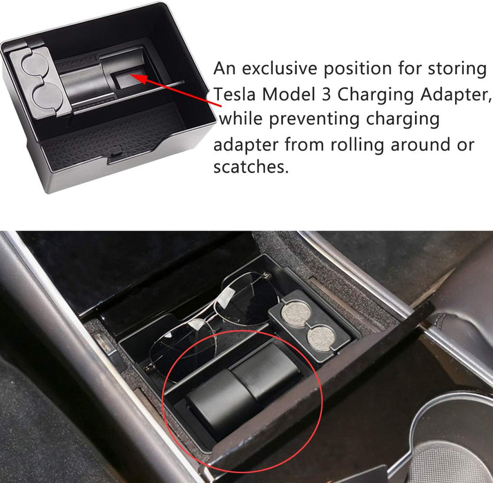 For Tesla Model 3 Model Y Center Console Organizer Tray