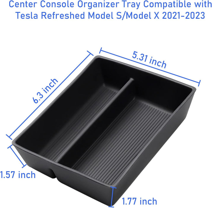 For Tesla Model X Model S Console Organizer 2021-2024