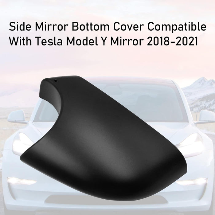 For Tesla Model Y Right Passenger Side Rearview Mirror Base Cover Replacement
