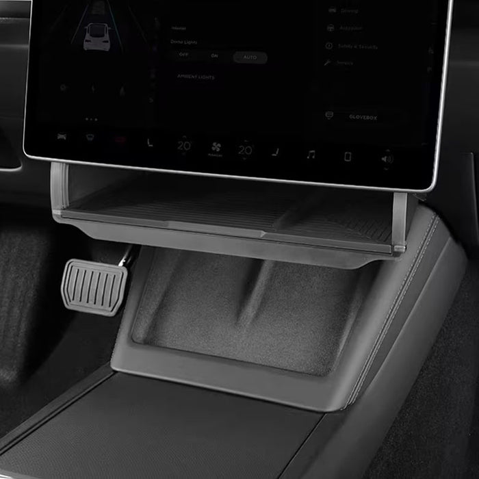 Thetapai Under Screen Hidden Storage Box for Tesla Model Y