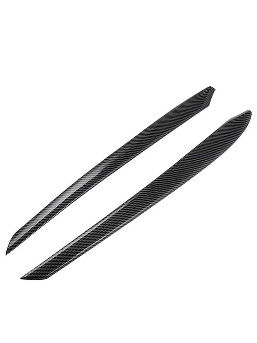 Thetapai Door Decor Trim Sets Carbon for Tesla Model 3 Model Y