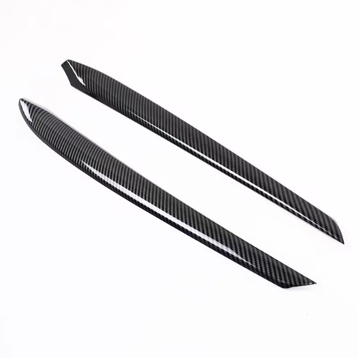 Thetapai Door Decor Trim Sets Carbon for Tesla Model 3 Model Y